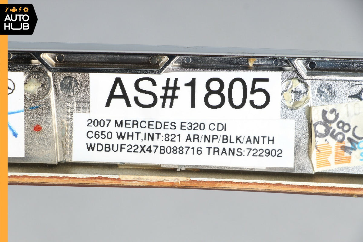 03-09 Mercedes W211 E320 E350 Dashboard Dash Left Driver Side Trim Panel OEM - photo 12