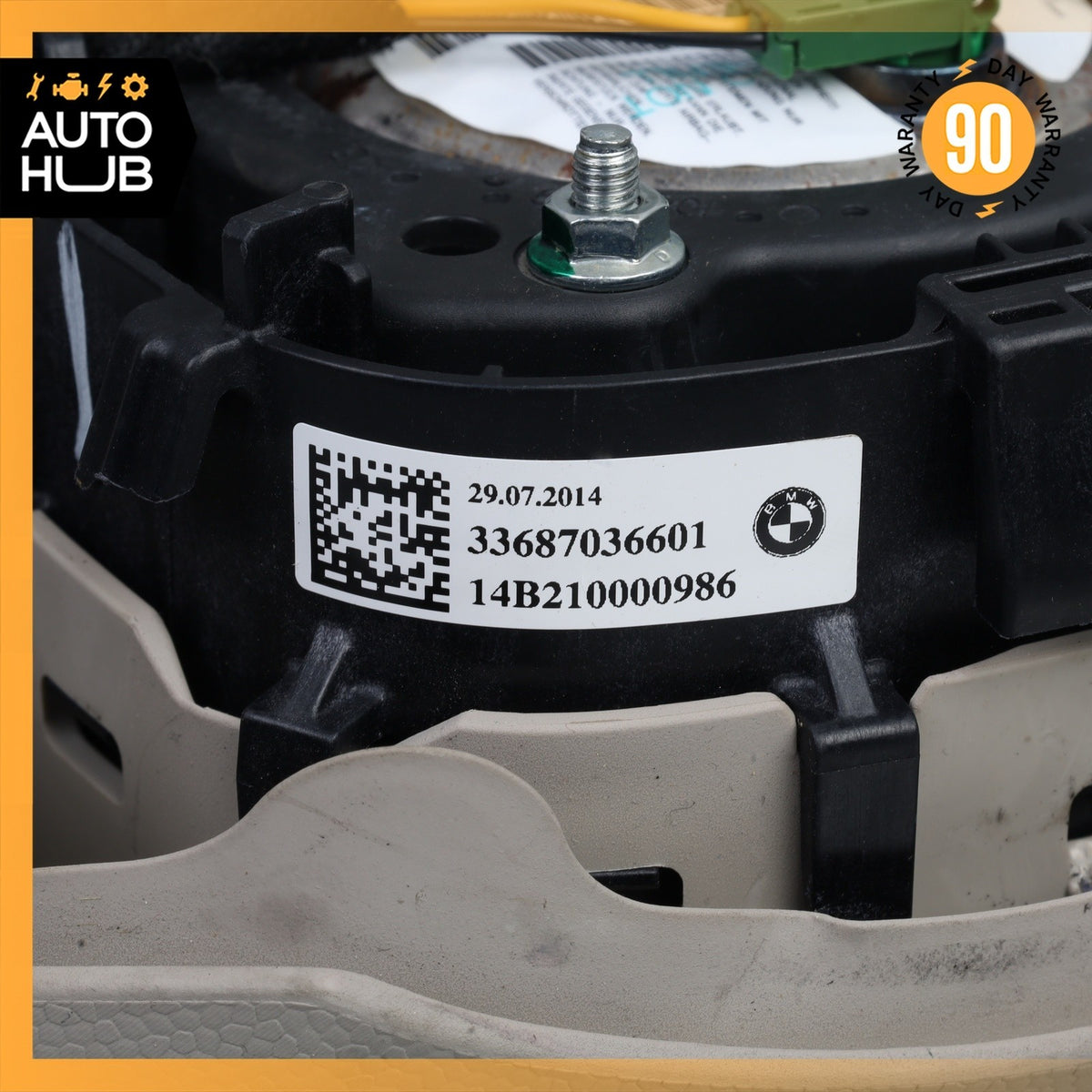 BMW i3 I01 Hybrid Steering Wheel Airbag Air Bag 33687036601 OEM 58k - photo 16