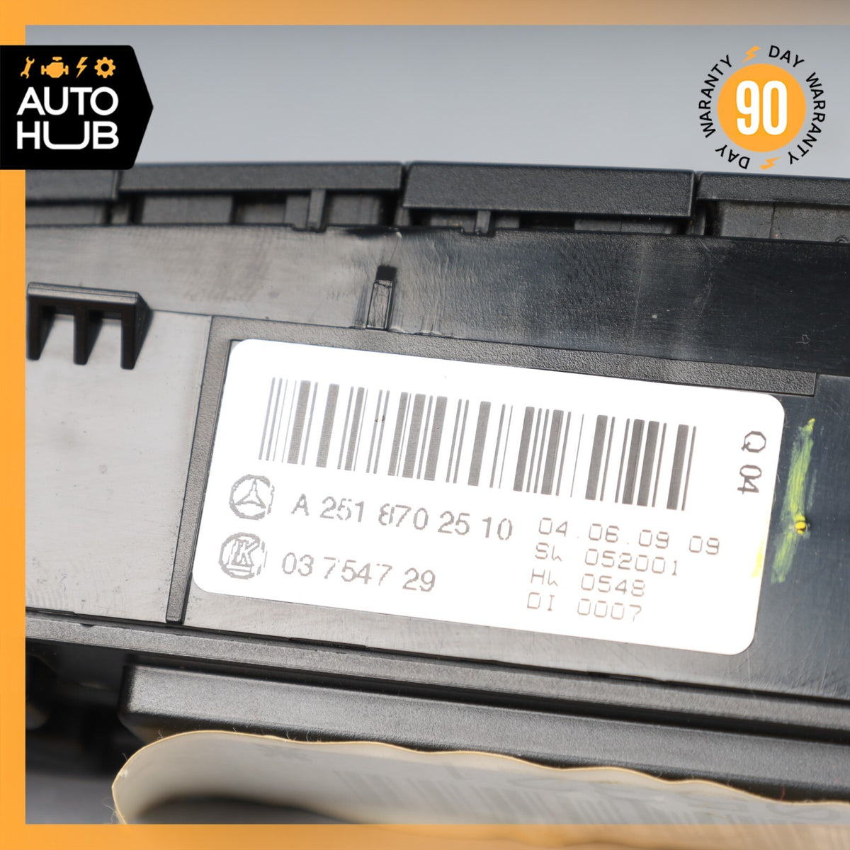 06-13 Mercedes W251 R350 R500 Center Dashboard Hazard ESP Control Switch OEM - photo 12