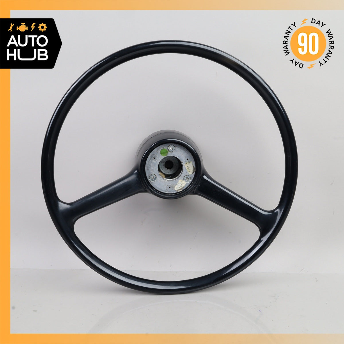 81-89 Rolls Royce Silver Spirit Spur Mulsanne Steering Wheel Black UR20397 OEM - photo 1