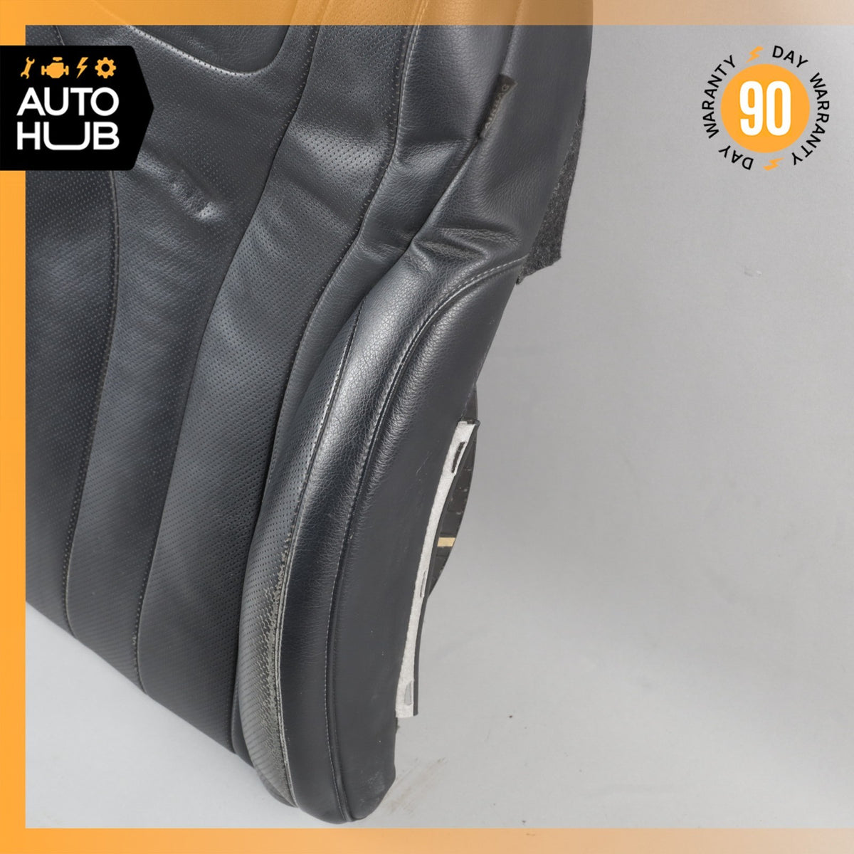 14-17 Mercedes W222 S550 S550e Front Left Side Seat Upper Back Cushion Black OEM - photo 11
