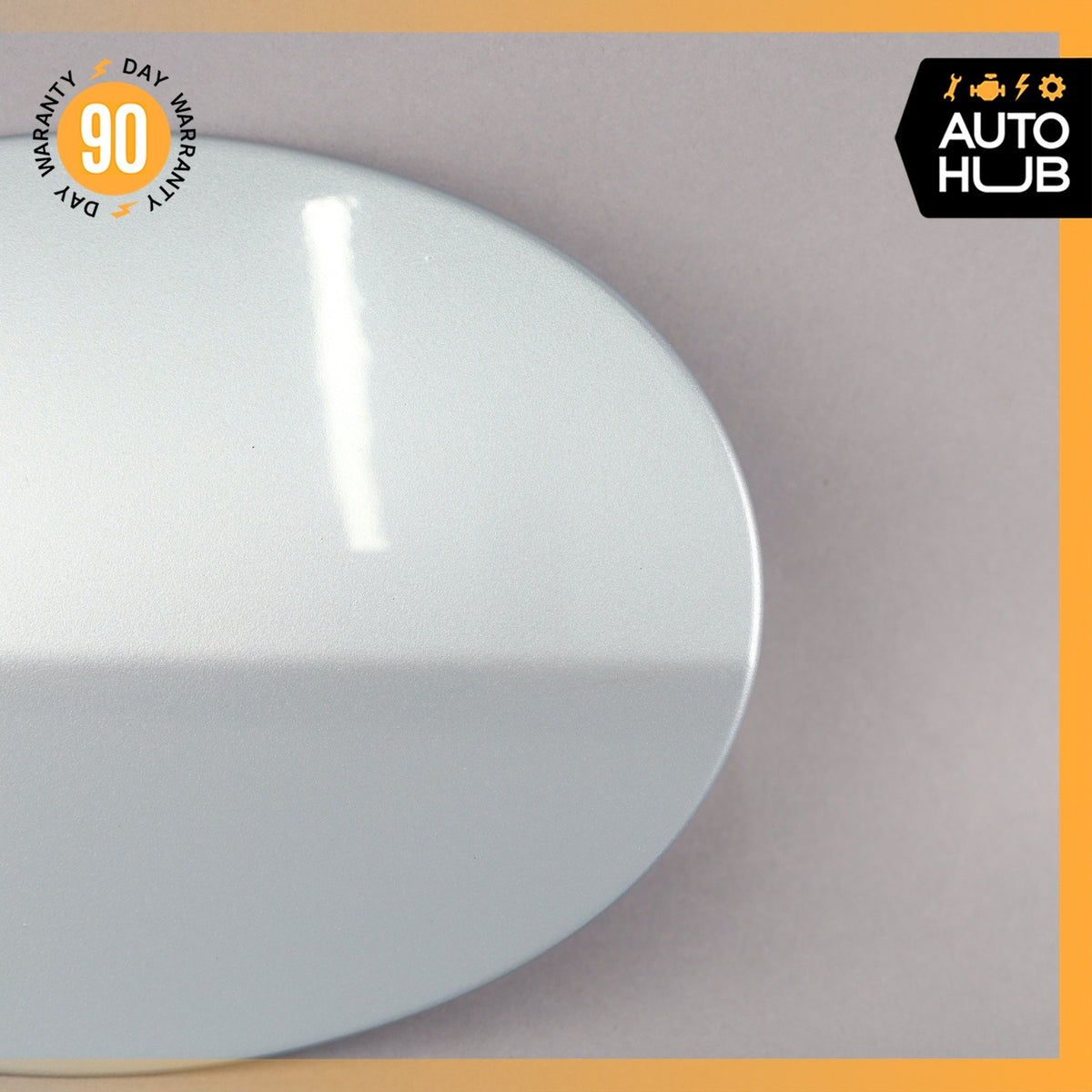 03-12 Mercedes R230 SL500 SL55 Fuel Filler Gas Tank Door Flap Lid Silver OEM - photo 3