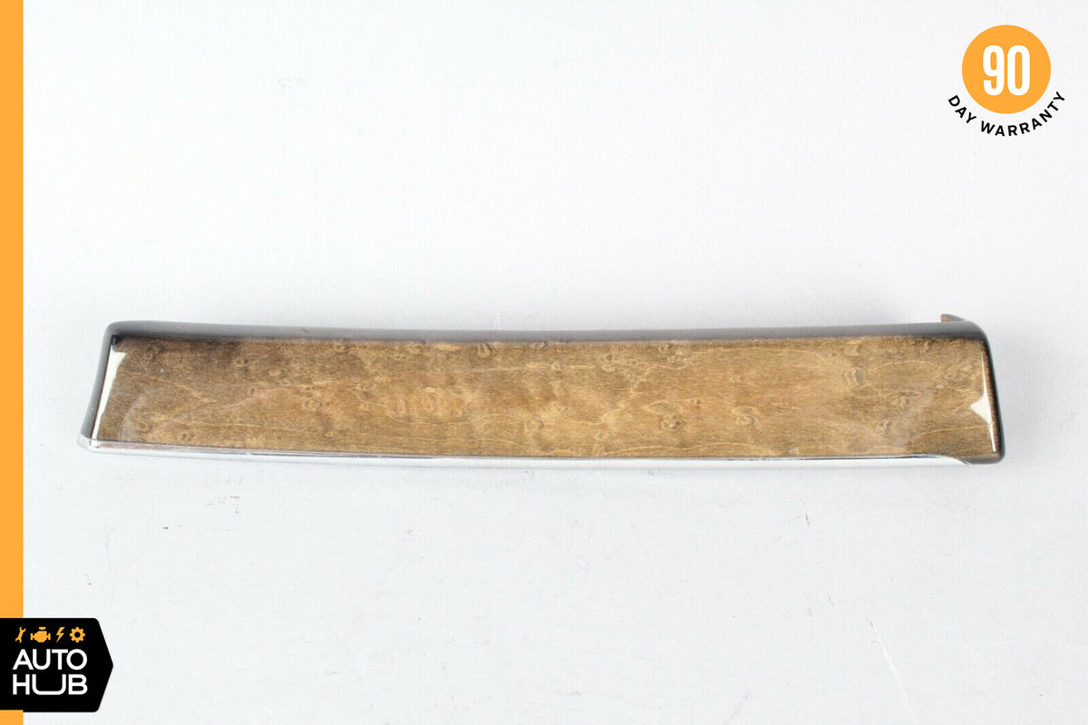 03-09 Mercedes W211 E350 E500 Dashboard Dash Left Molding Trim Wood OEM - photo 1