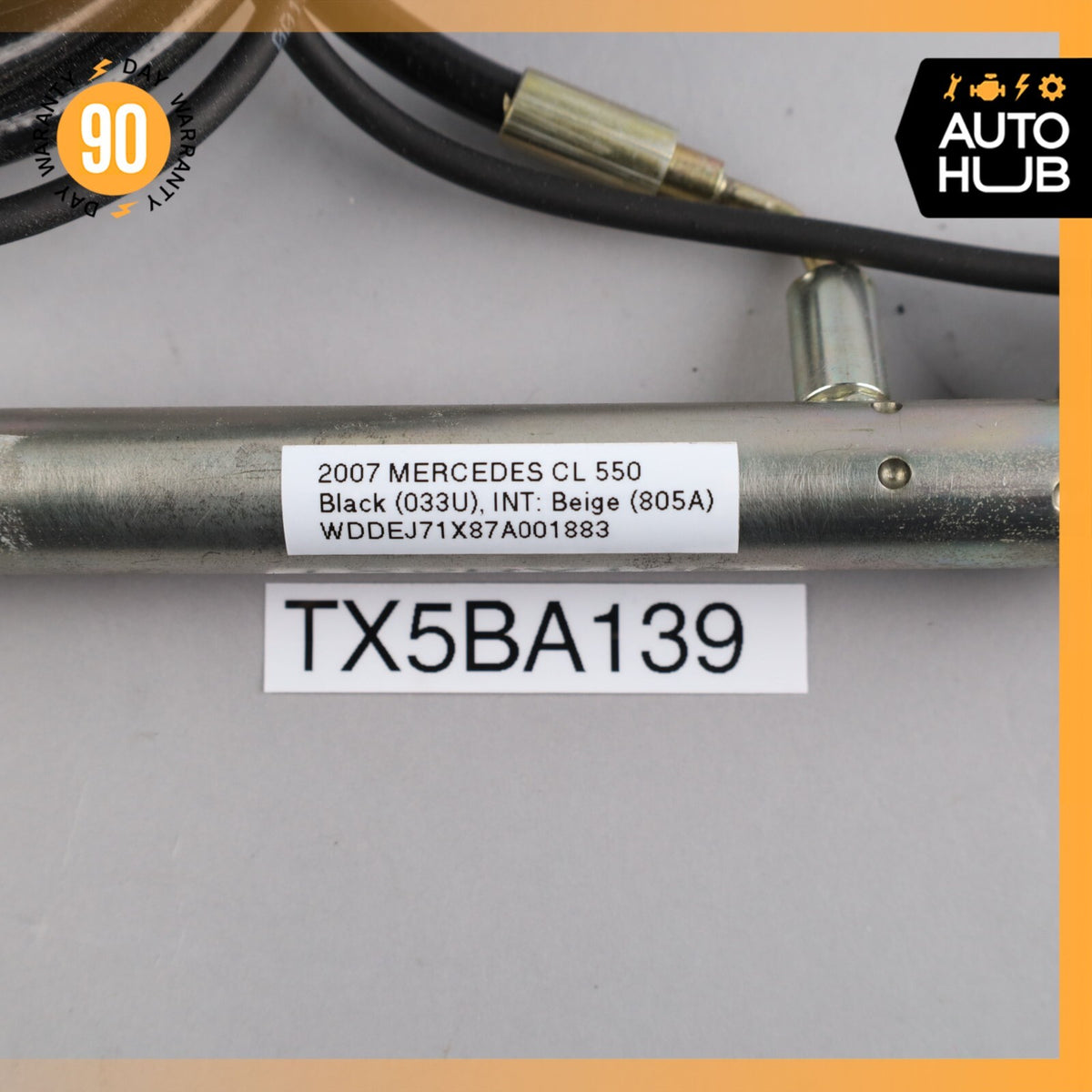 07-14 Mercedes W216 CL550 CL600 CL63 AMG Trunk Lid Lift Hydraulic Cylinder OEM - photo 12