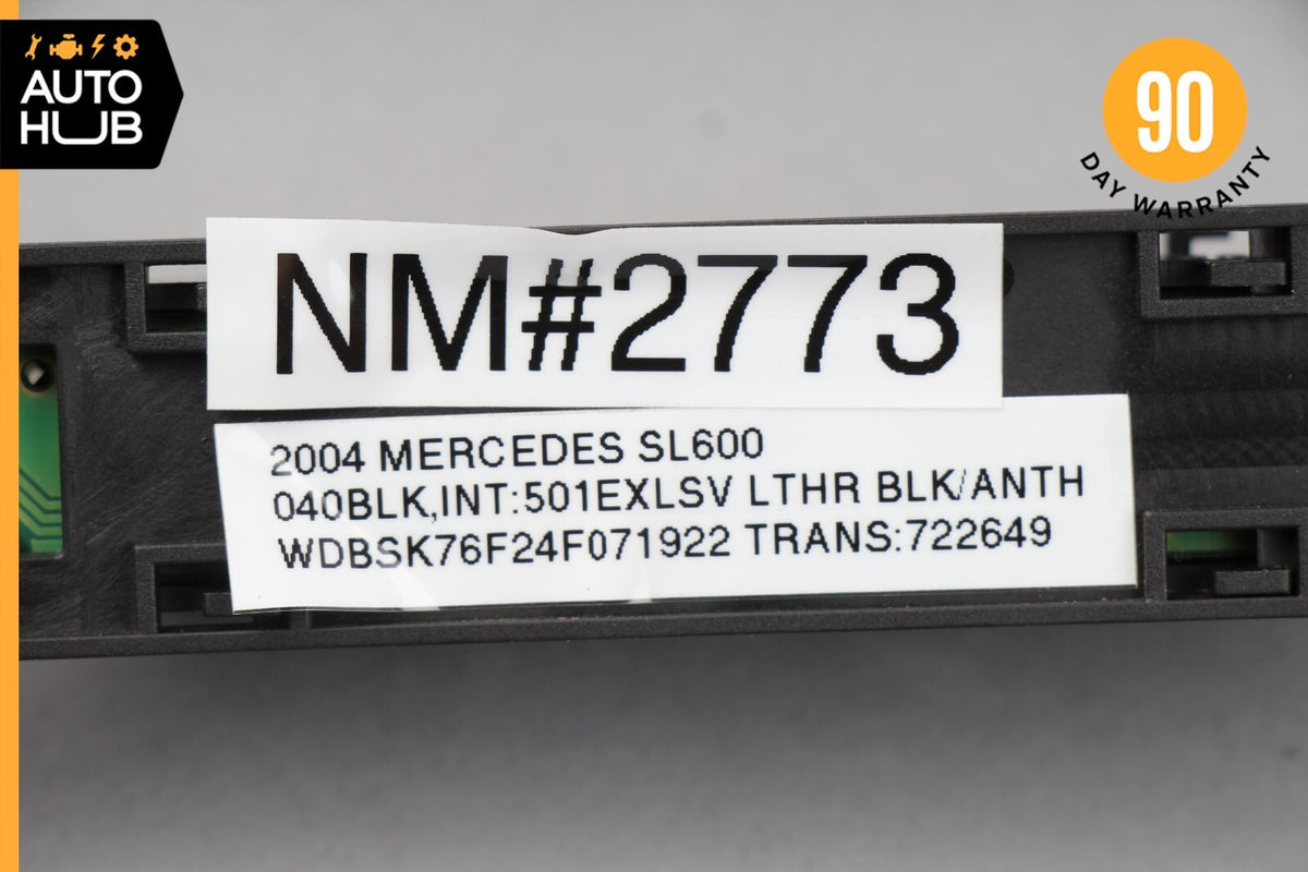 Mercedes R230 SL600 SL55 AMG Center Console ESP Switch Control Button OEM - photo 10