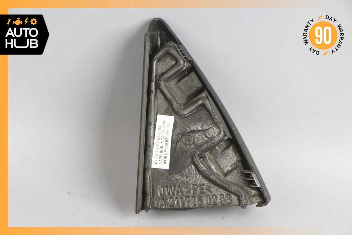 07-09 Mercedes W211 E350 E550 Front Left Tweeter Speaker Cover Black OEM - photo 6
