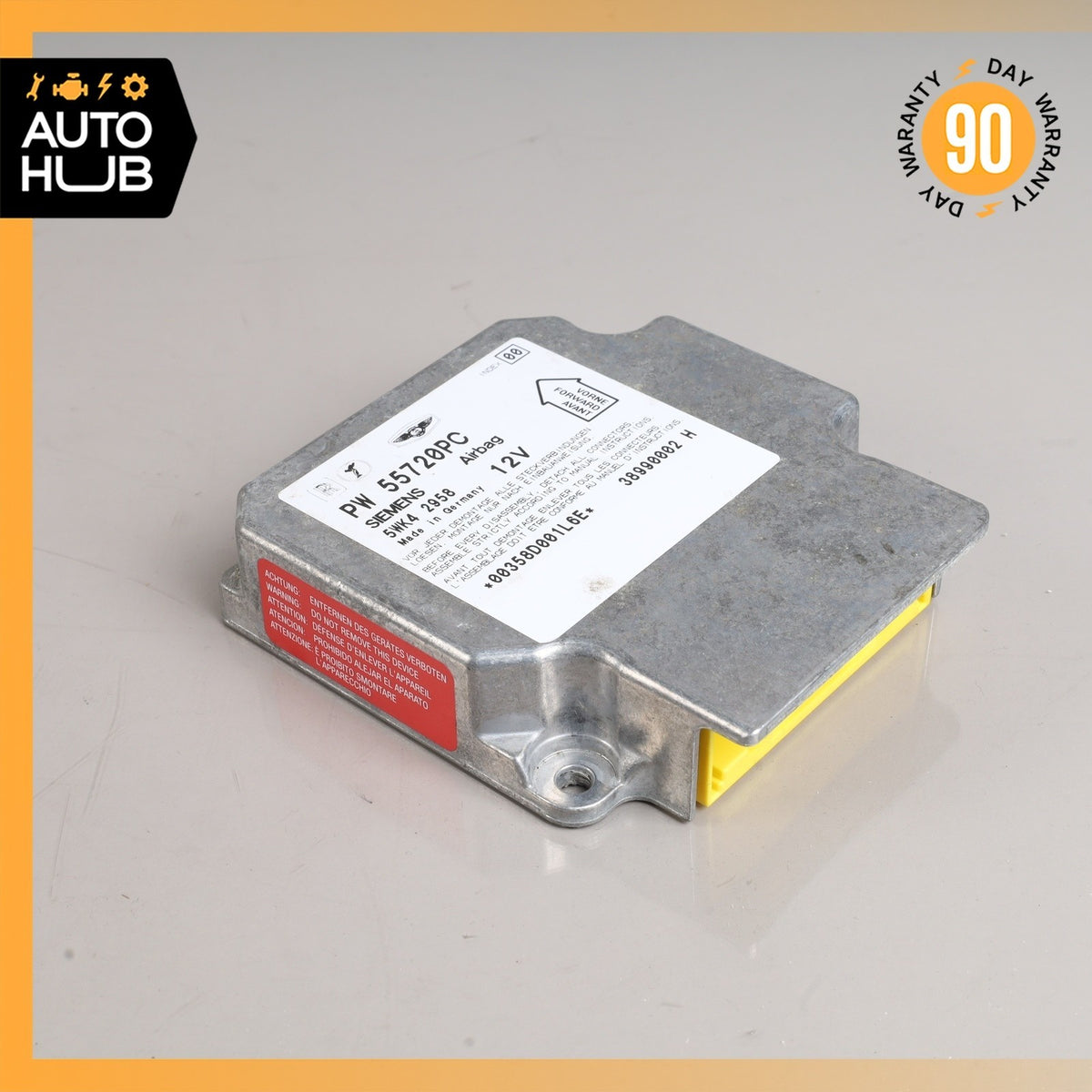 00-02 Bentley Arnage / RR Seraph Airbag Air Bag Sensor SRS Control Module OEM - photo 2