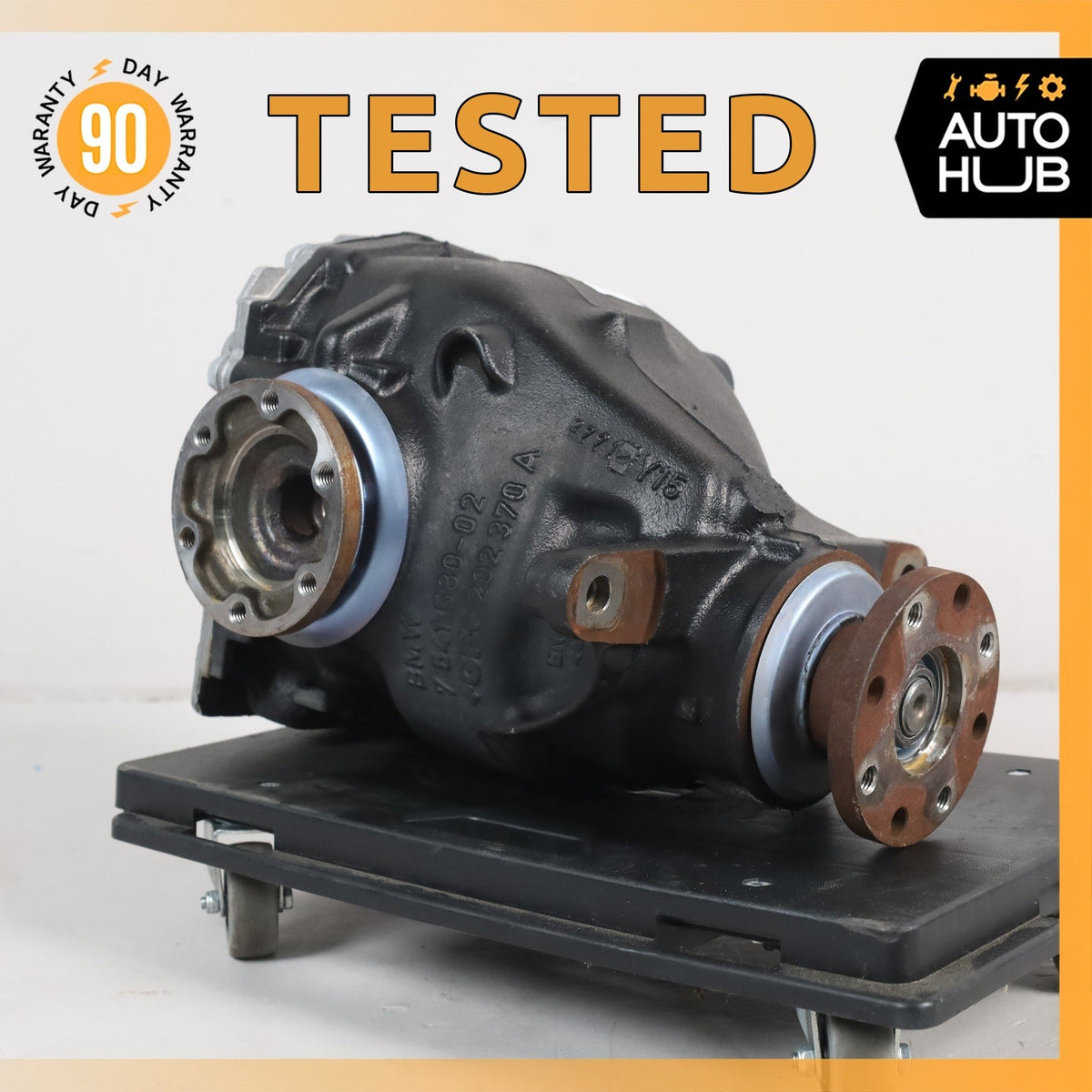 07-13 BMW E88 128i 328i RWD A/T Rear Differential Diff Axle Carrier 3.73 OEM - photo 1