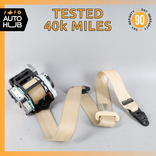 14-18 Bentley Flying Spur Front Right Passenger Side Seat Belt Beige OEM 40k - photo 1