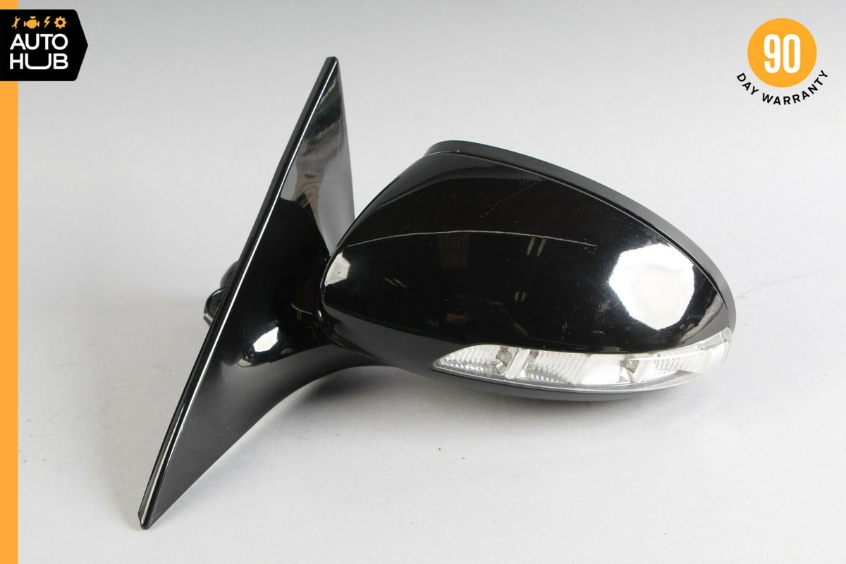 07-09 Mercedes W216 CL63 AMG CL600 Left Side Rear View Door Mirror Black OEM - photo 8