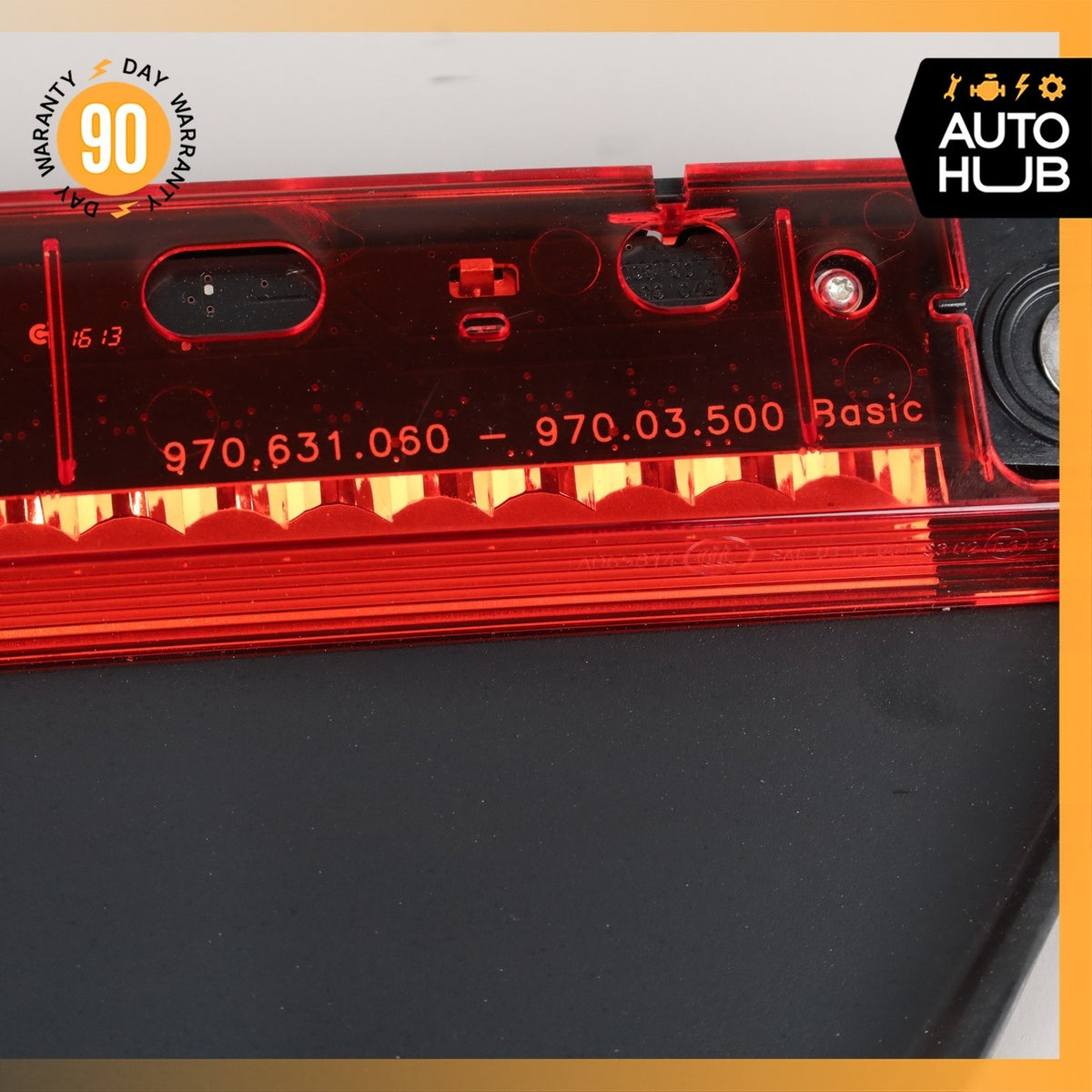 14-16 Porsche Panamera 970 3rd Third Brake Stop Light Lamp 97063106001 OEM 83k - photo 14