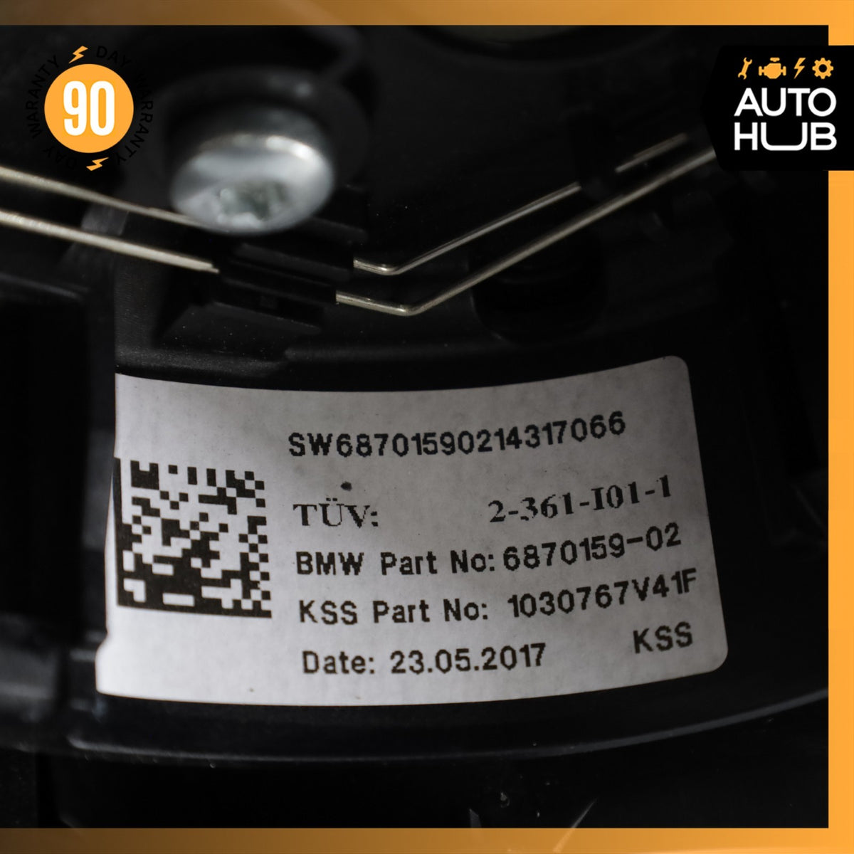 14-21 BMW i3 I01 Hybrid Steering Wheel Black 6870159 OEM - photo 22