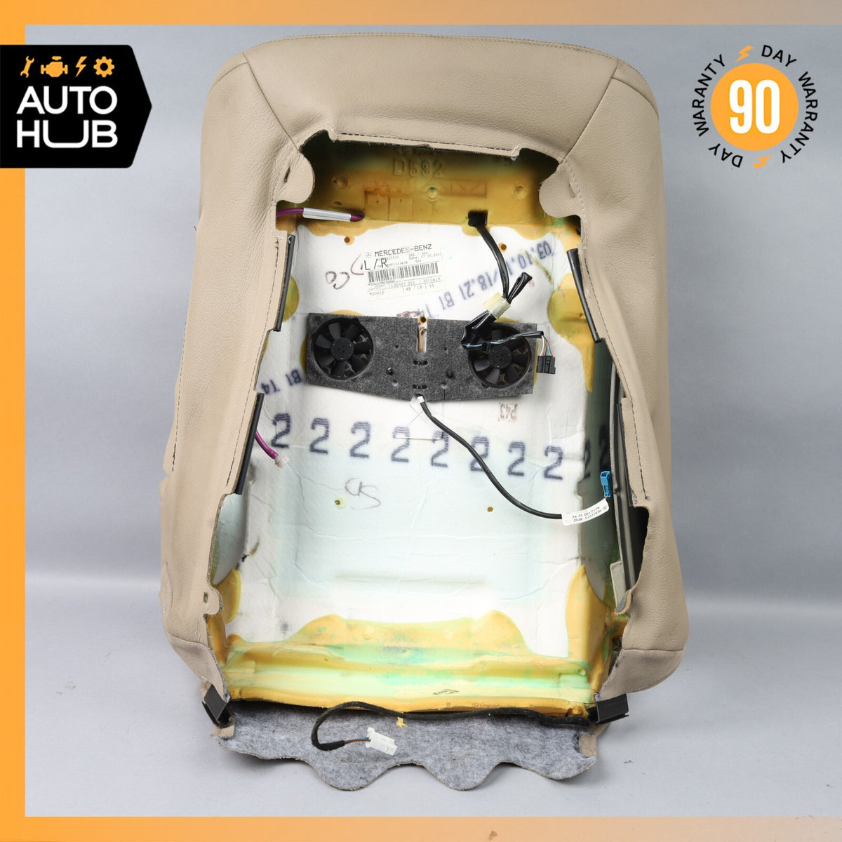12-14 Mercedes W218 CLS550 Top Upper Seat Cushion Front Left Side Beige OEM - photo 8