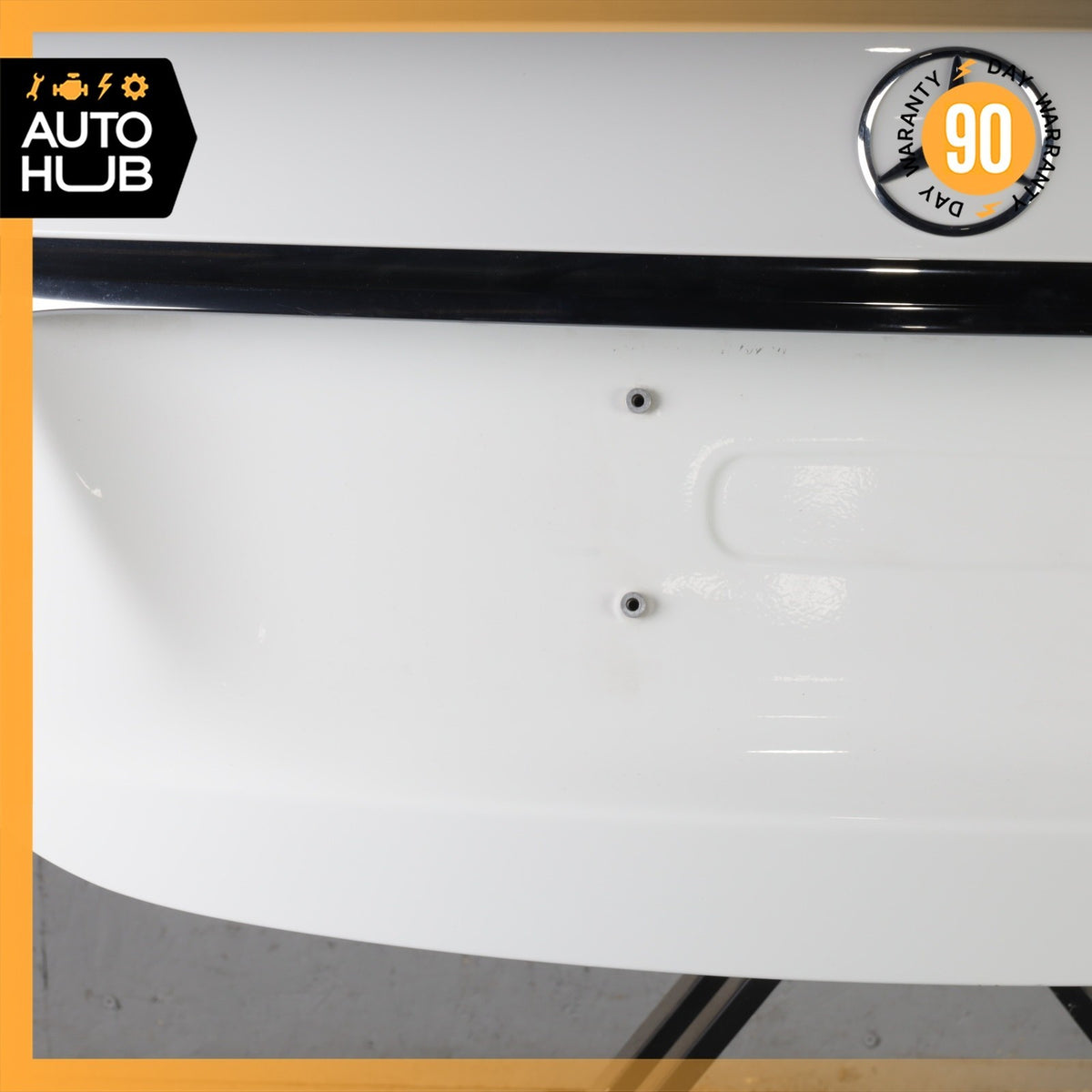 17-20 Mercedes W213 E300 E450 Trunk Lid Panel Assembly White OEM 89k - photo 5