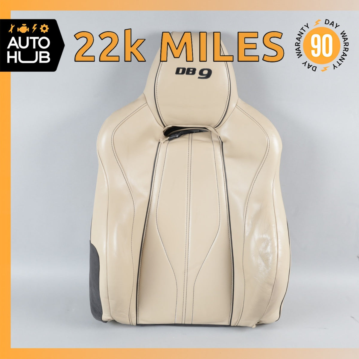 13-15 Aston Martin DB9 Front Left Driver Side Top Upper Seat Cushion OEM 22k - photo 1