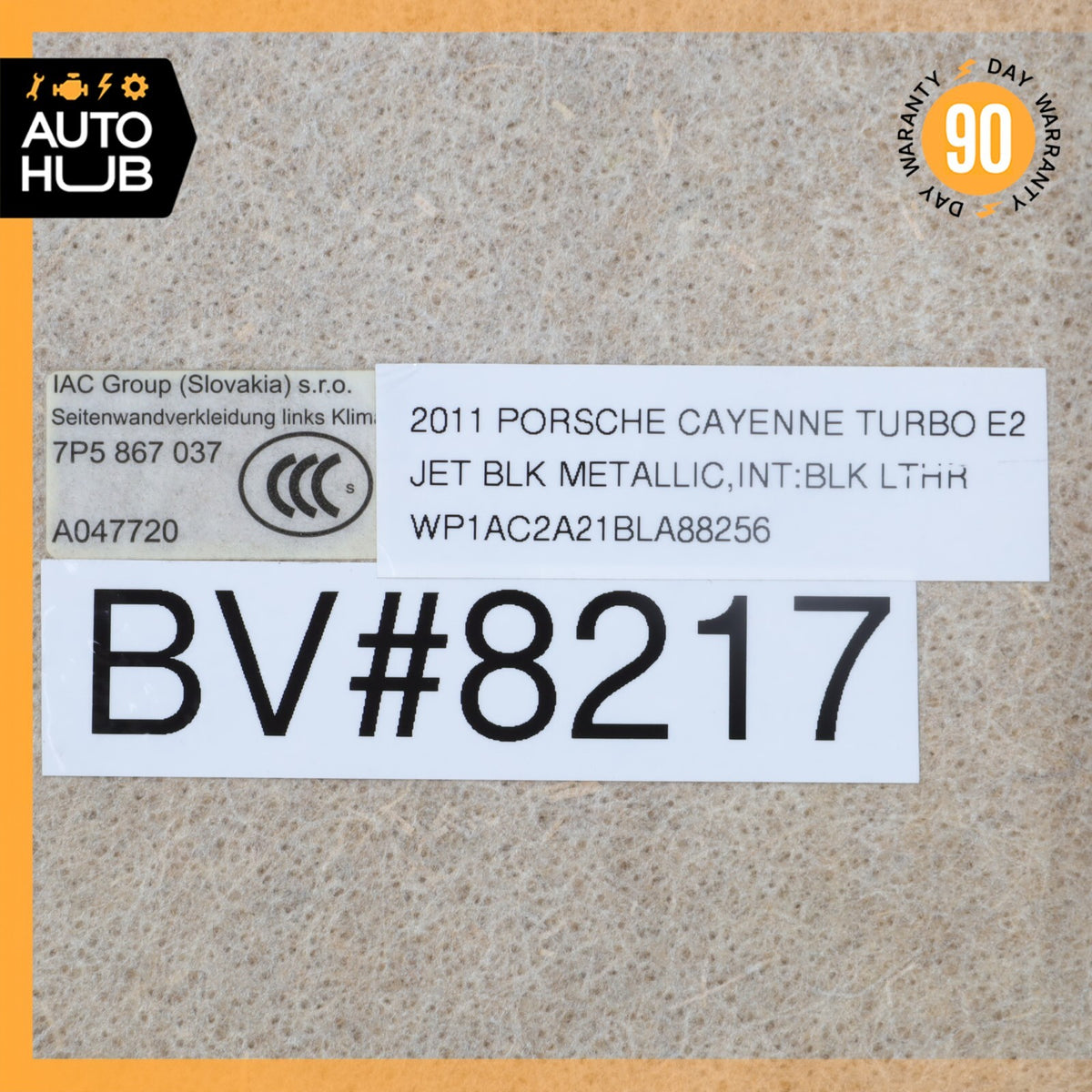 11-14 Porsche Cayenne Turbo 958 Rear Left Side Trunk Floor Carpet Panel OEM - photo 20