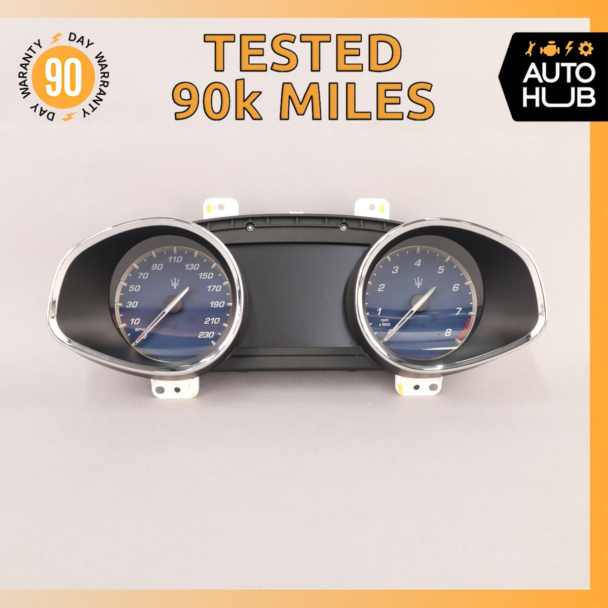 2014 Maserati Quattroporte M156 GTS 3.8L Instrument Cluster Speedometer OEM 90k - photo 1