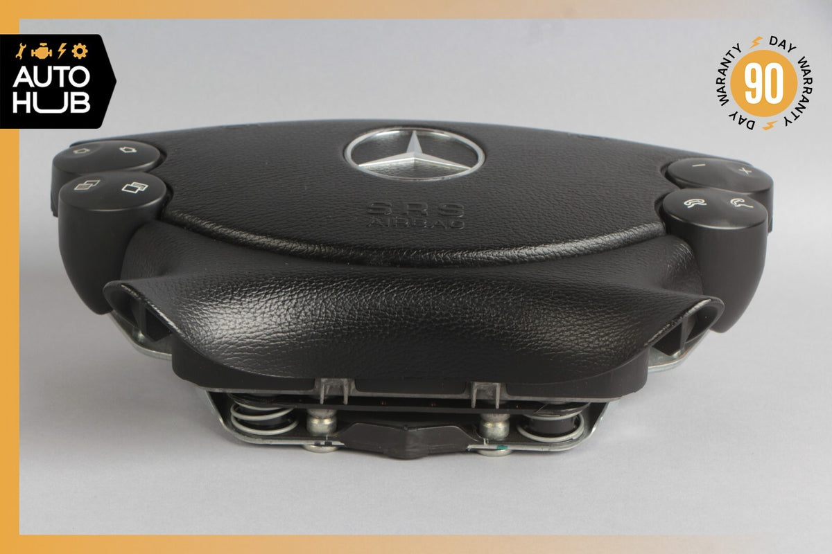 Mercedes R230 SL500 SL55 AMG CLK500 E350 Steering Wheel Airbag Air Bag Black OEM - photo 6