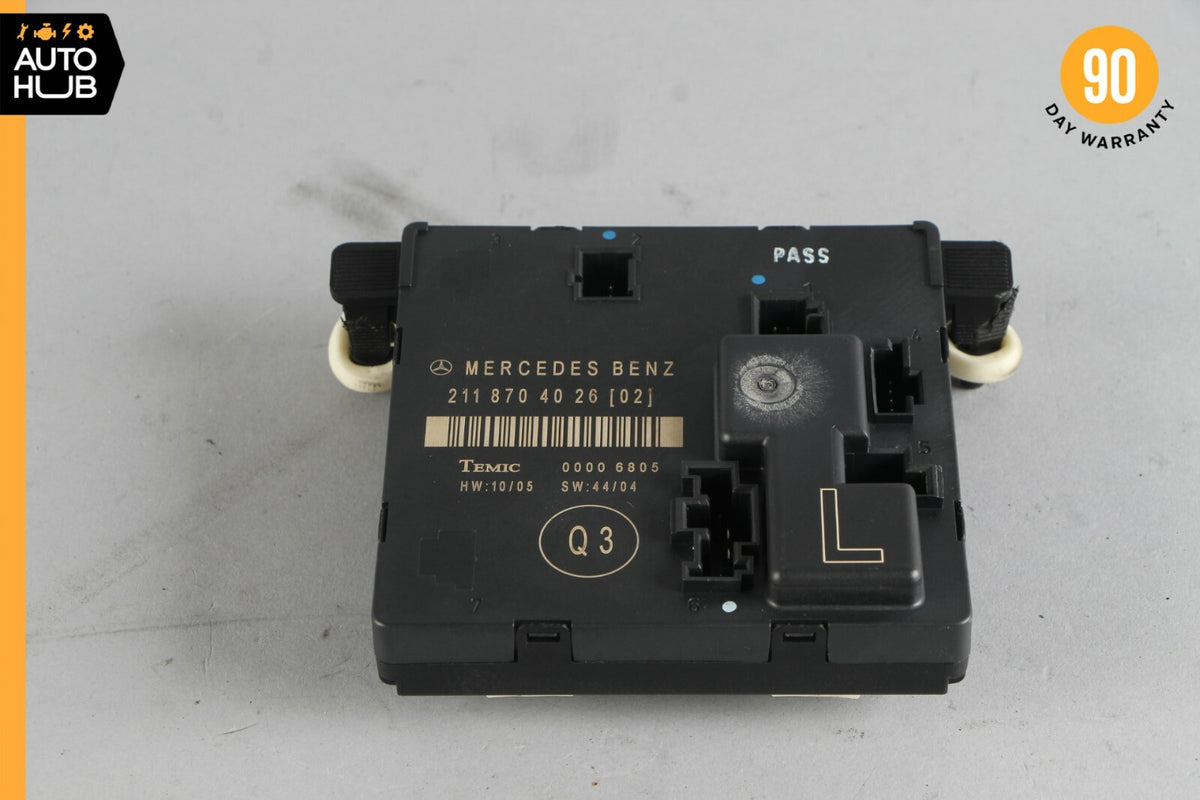 07-09 Mercedes W211 E350 E320 E550 Rear Left Door Control Module 2118704026 OEM - photo 1
