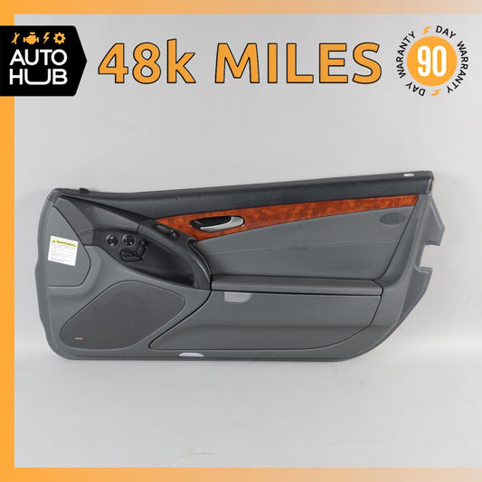 03-06 Mercedes R230 SL500 SL55 Right Side Interior Door Panel Charcoal OEM 48k - photo 1