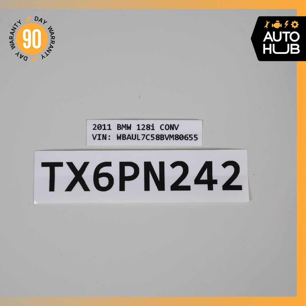 08-13 BMW E82 128i Front Left Driver Fender Cover Panel White 41357133227 OEM - photo 13
