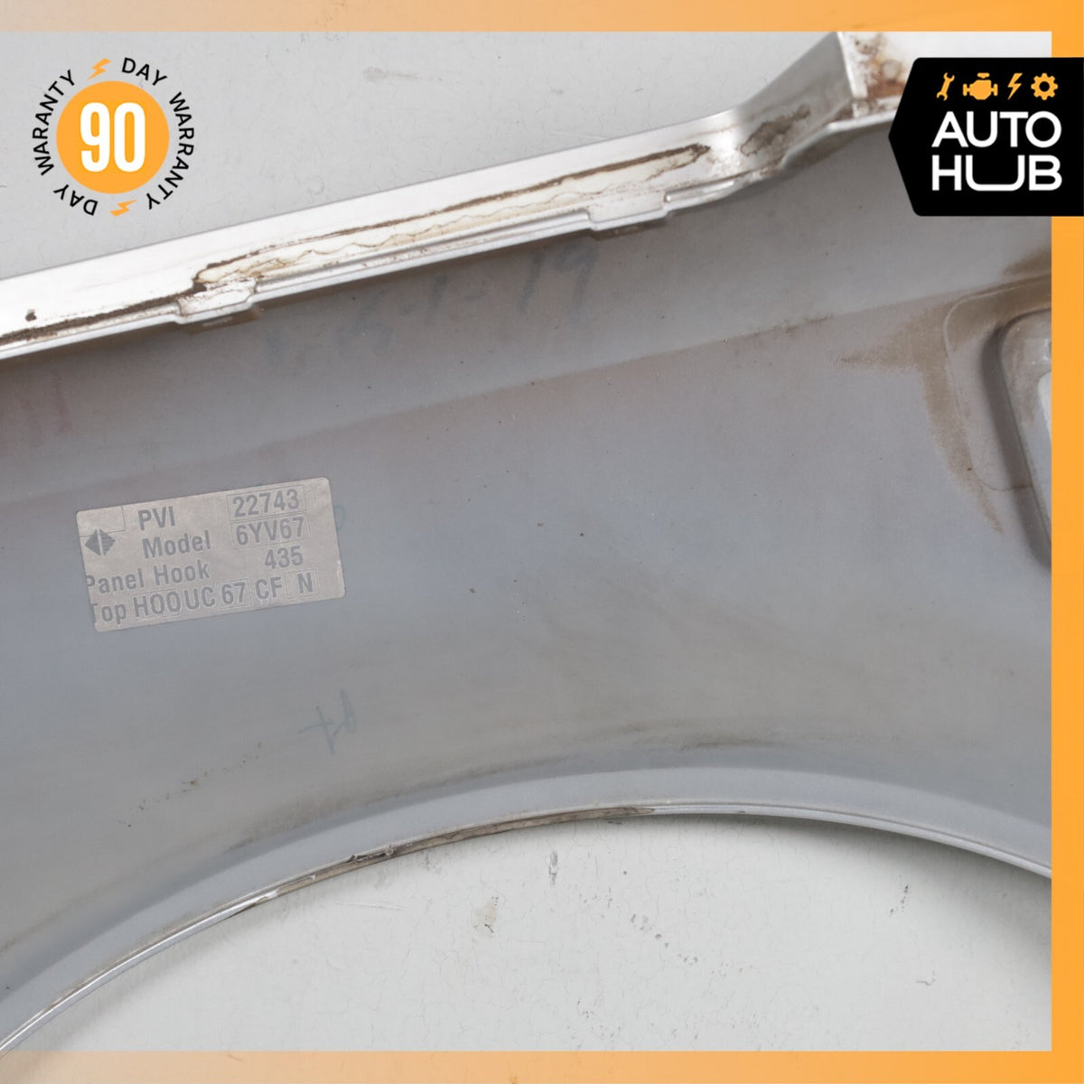 04-09 Cadillac XLR Quarter Panel Rear Left Driver Side Silver 10355380 OEM 50k - photo 9