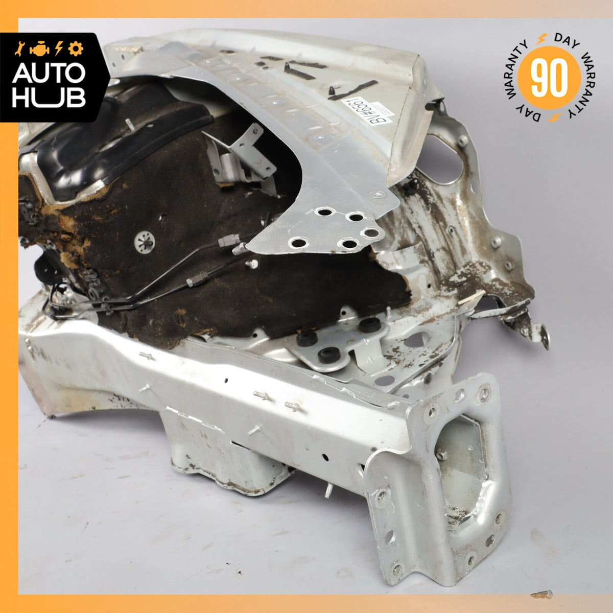 03-10 Bentley Continental GT Front Left Frame Apron Beam Inner Fender OEM 92k - photo 11