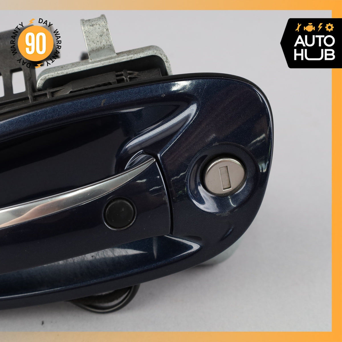 10-16 Porsche Panamera 970 Front Left Driver Exterior Door Handle Blue OEM - photo 3