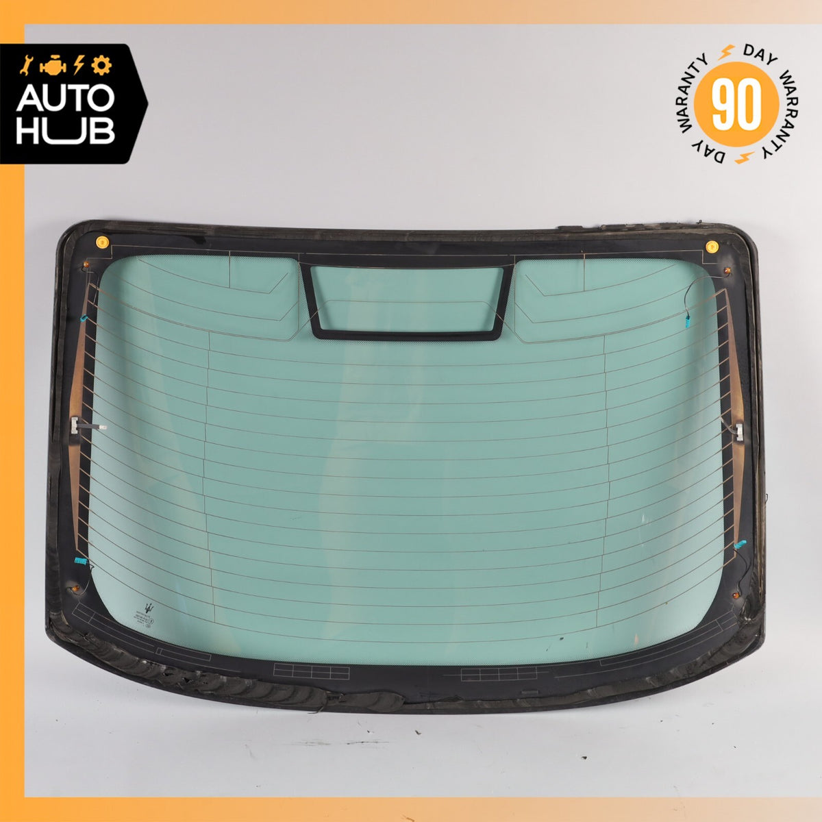 08-18 Maserati GranTurismo M145 Rear Windshield Wind Shield Back Glass OEM 76k - photo 9