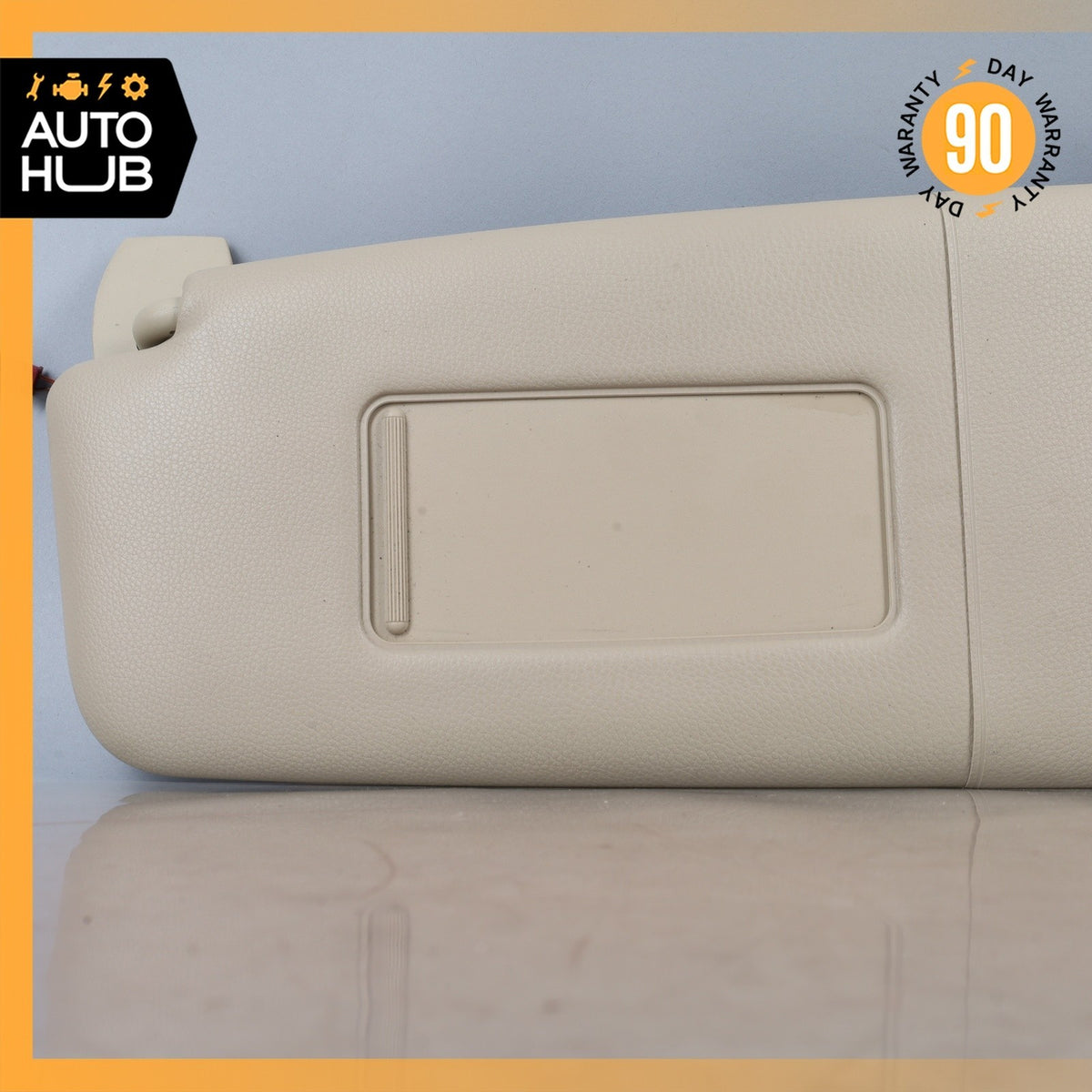 04-10 BMW E60 528i 535i Left Driver Side Sunvisor Sun Visor OEM 78k - photo 4