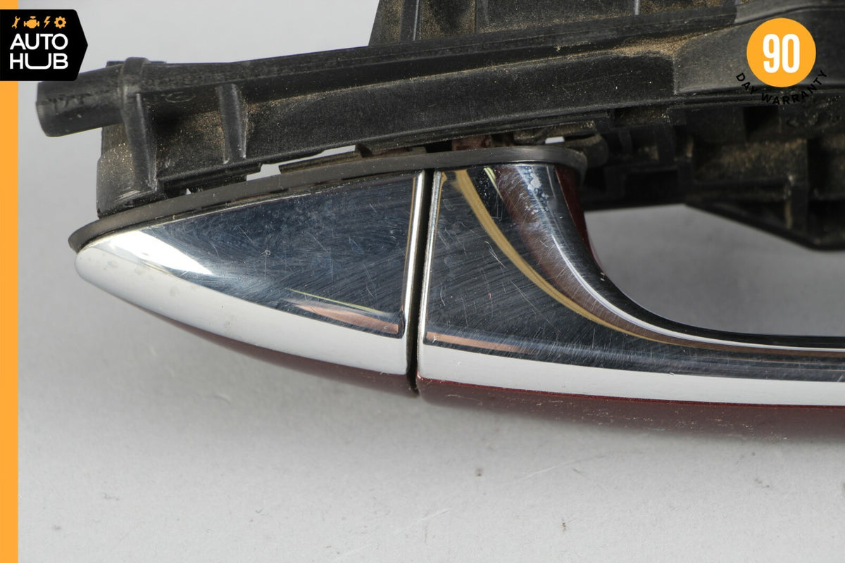 03-09 Mercedes W211 E350 E320 E500 Exterior Door Handle Front Right Side Red OEM - photo 2