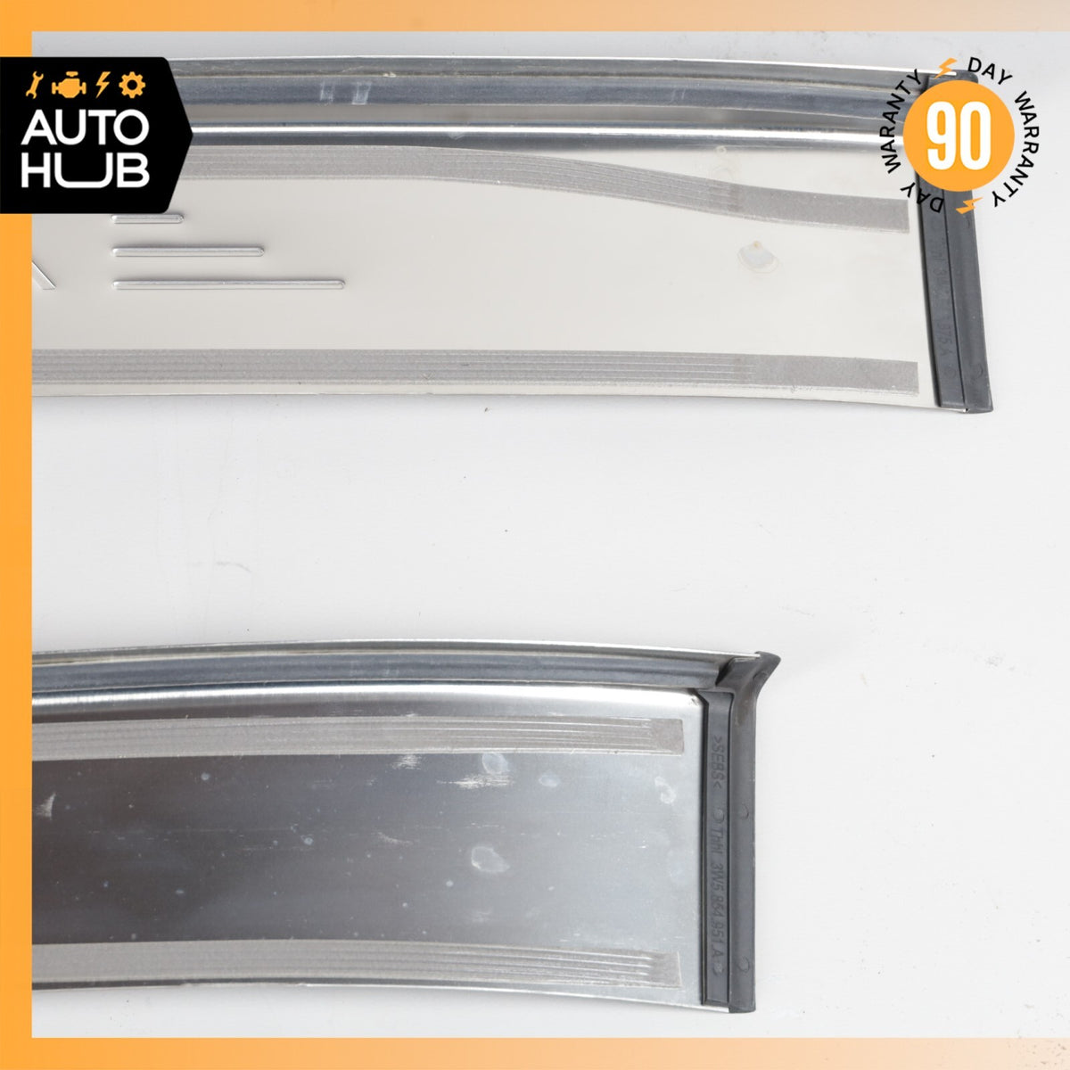 06-13 Bentley Continental Flying Spur Front & Rear Side Door Step Sill Set OEM - photo 21