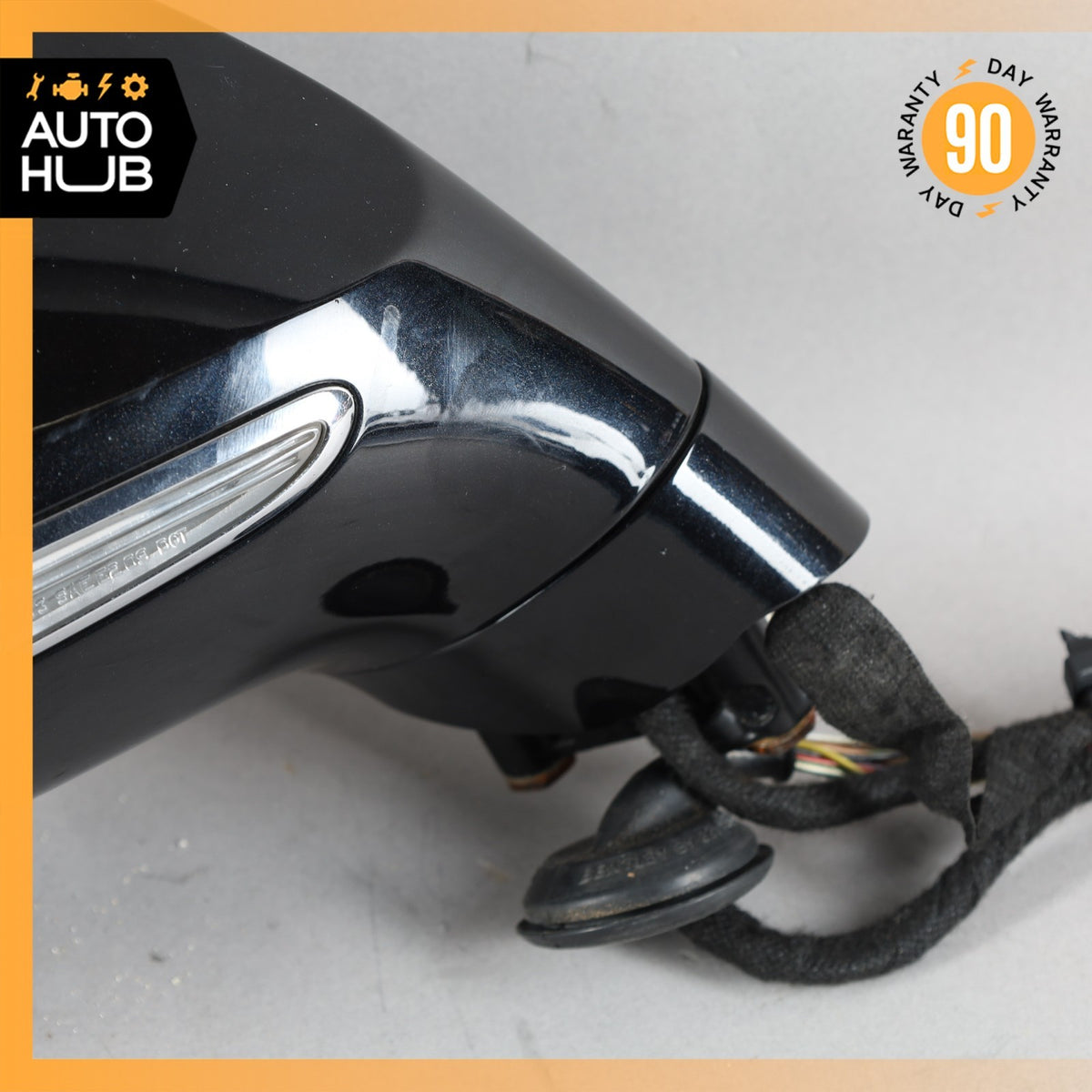 14-18 Bentley Flying Spur Right Side Rear View Door Mirror Black 4W1857410A OEM - photo 10