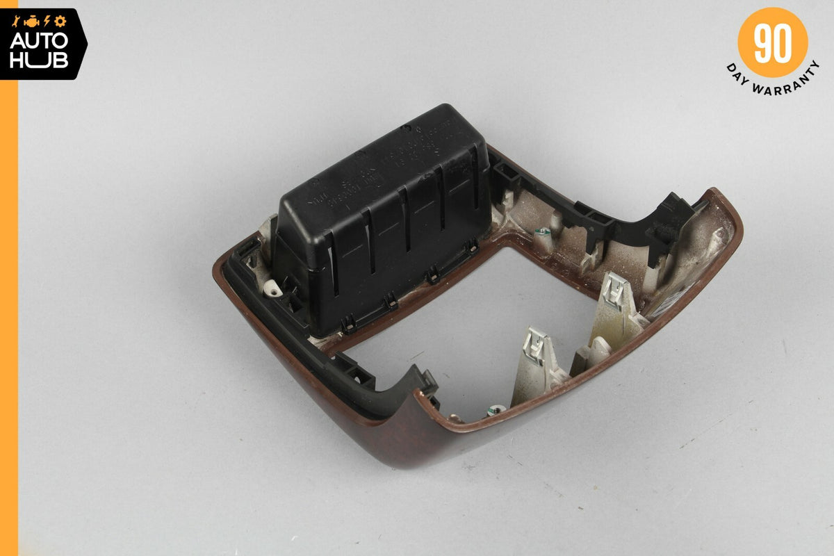 07-13 Mercedes W221 S550 S63 Center Console Rear AC Control Trim Bezel Wood OEM - photo 8