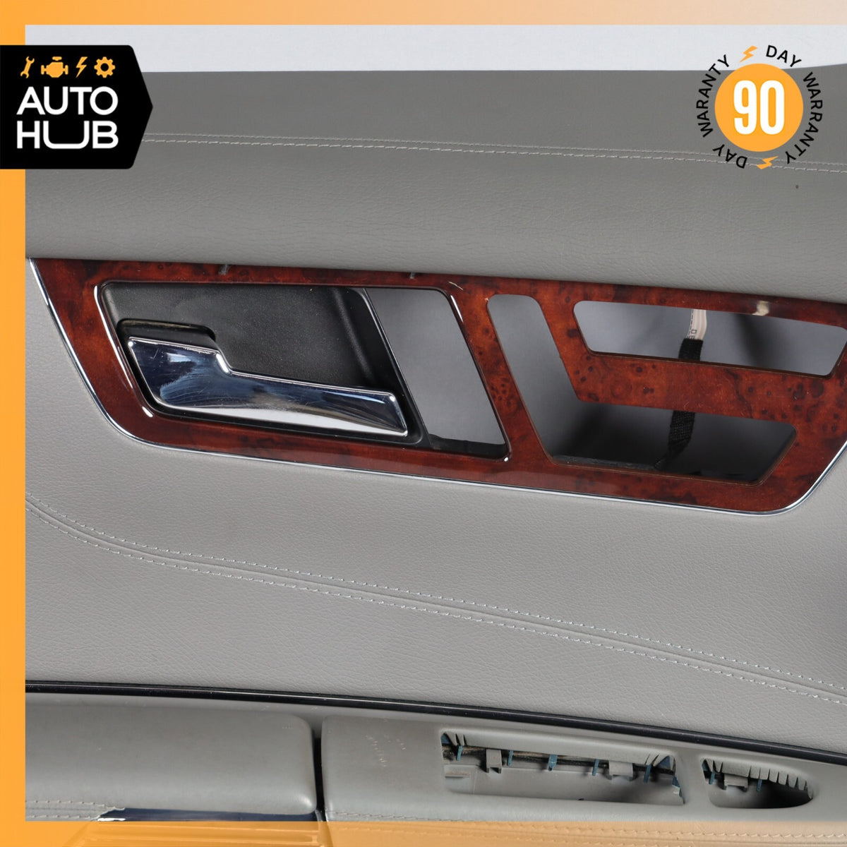 07-10 Mercedes W216 CL550 Front Left Driver Side Interior Door Panel Gray OEM - photo 5