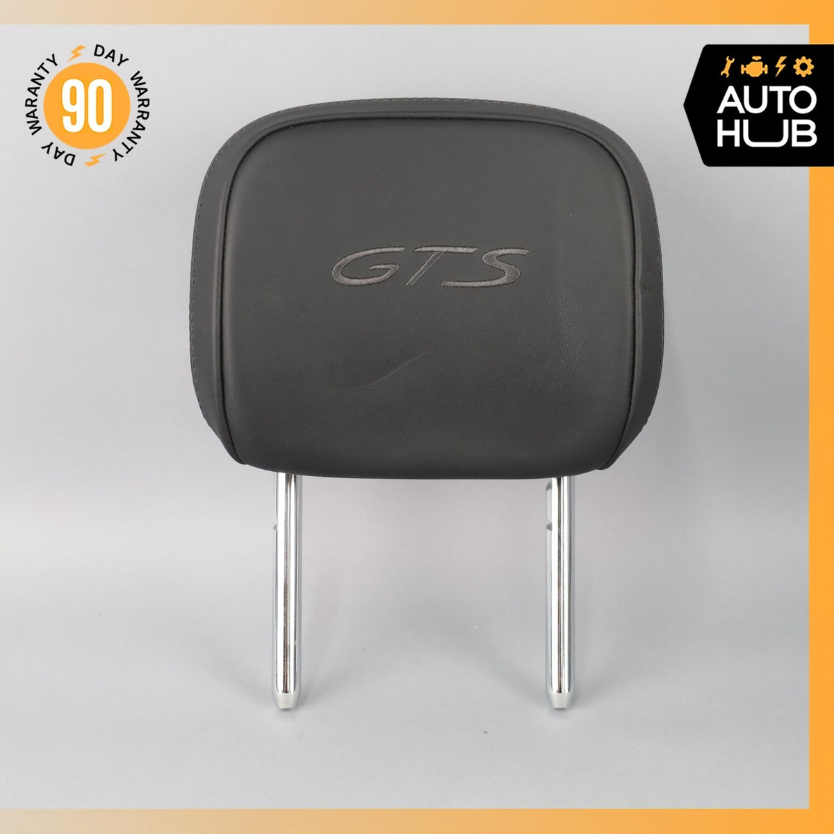 15-26 Porsche Macan 95B GTS Front & Rear Headrest Head Rest Leather Set OEM 46k - photo 16