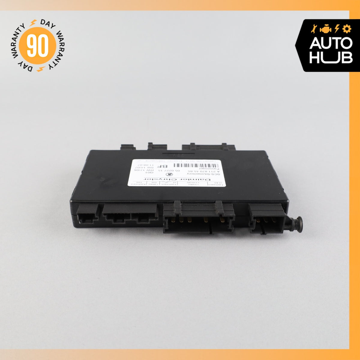 03-12 Mercedes R171 SLK280 E350 Front Right Seat Control Module 2118704585 OEM - photo 3