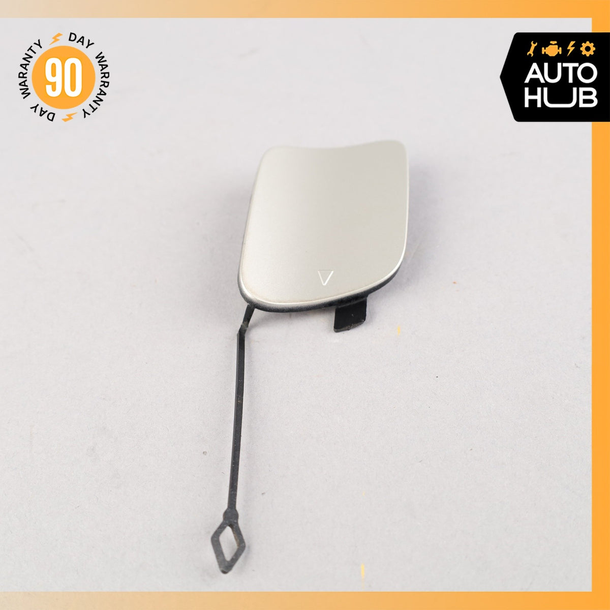 BMW F15 X5 Rear Left Bumper Tow Hook Cover Panel Trim Silver OEM - photo 10