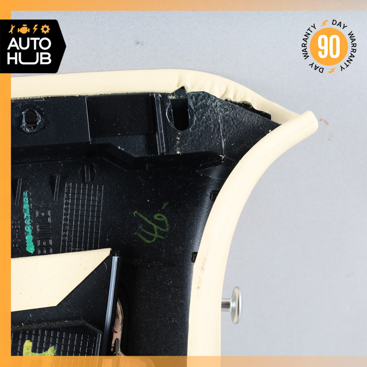 14-18 Bentley Flying Spur Left Upper B-Pillar Cover Panel Trim Beige OEM 40k - photo 14