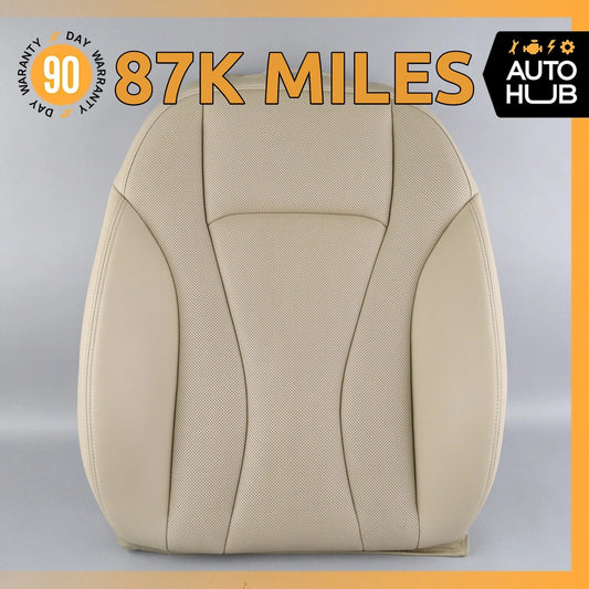 Audi 4M Q7 Front Right Passenger Side Top Upper Seat Cushion Beige OEM 87k - photo 1