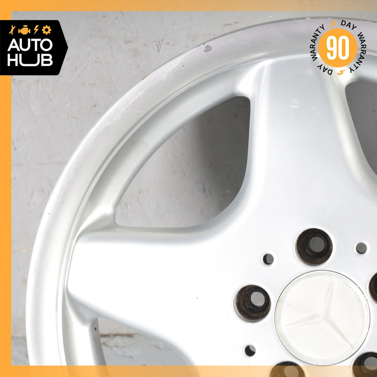 Mercedes R170 SLK320 SLK230 7.5 x 17 17" Front Wheel Rim HWA1704010102 OEM - photo 3