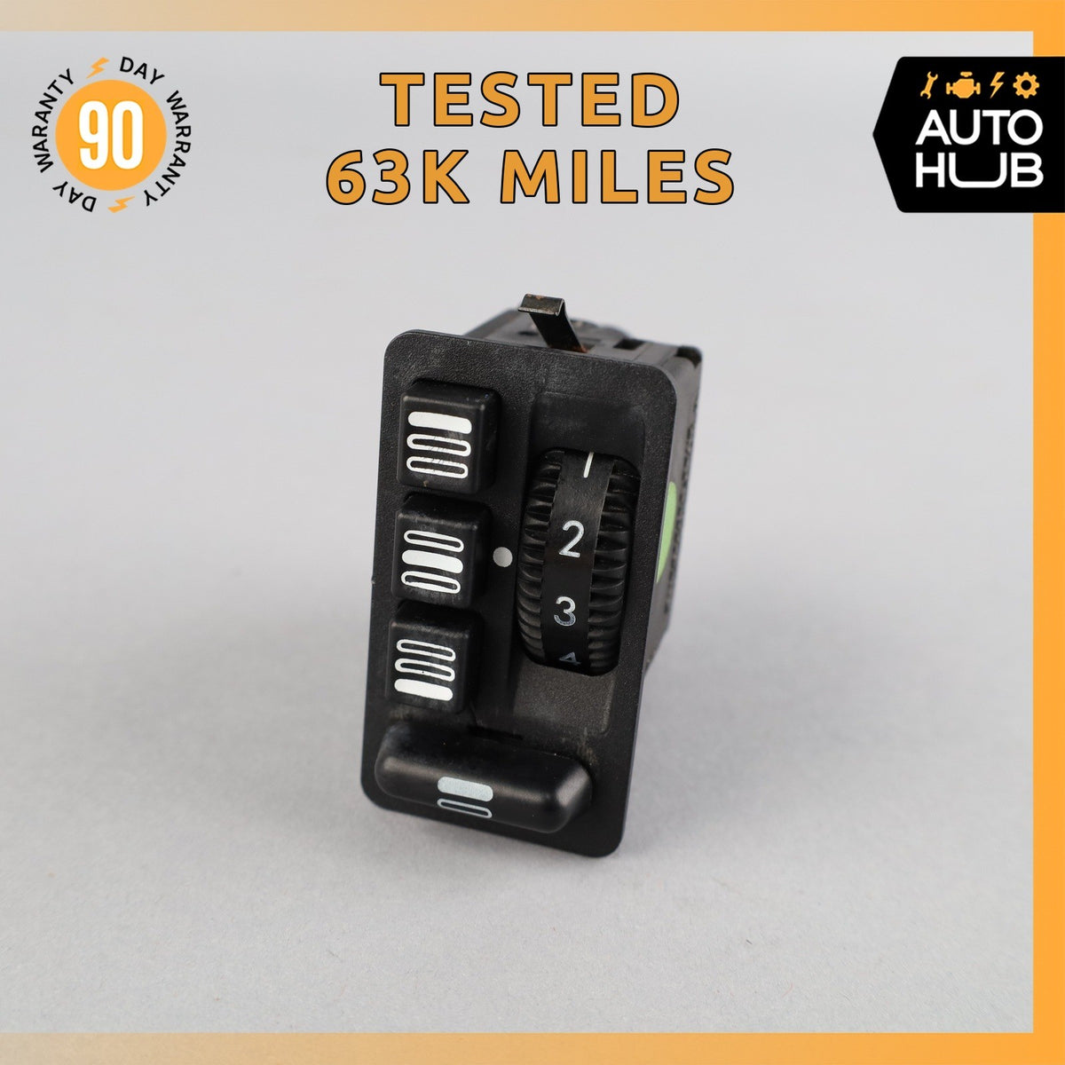 90-99 Mercedes W140 CL600 Front Seat Lumbar Control Switch 1408000578 OEM - photo 1