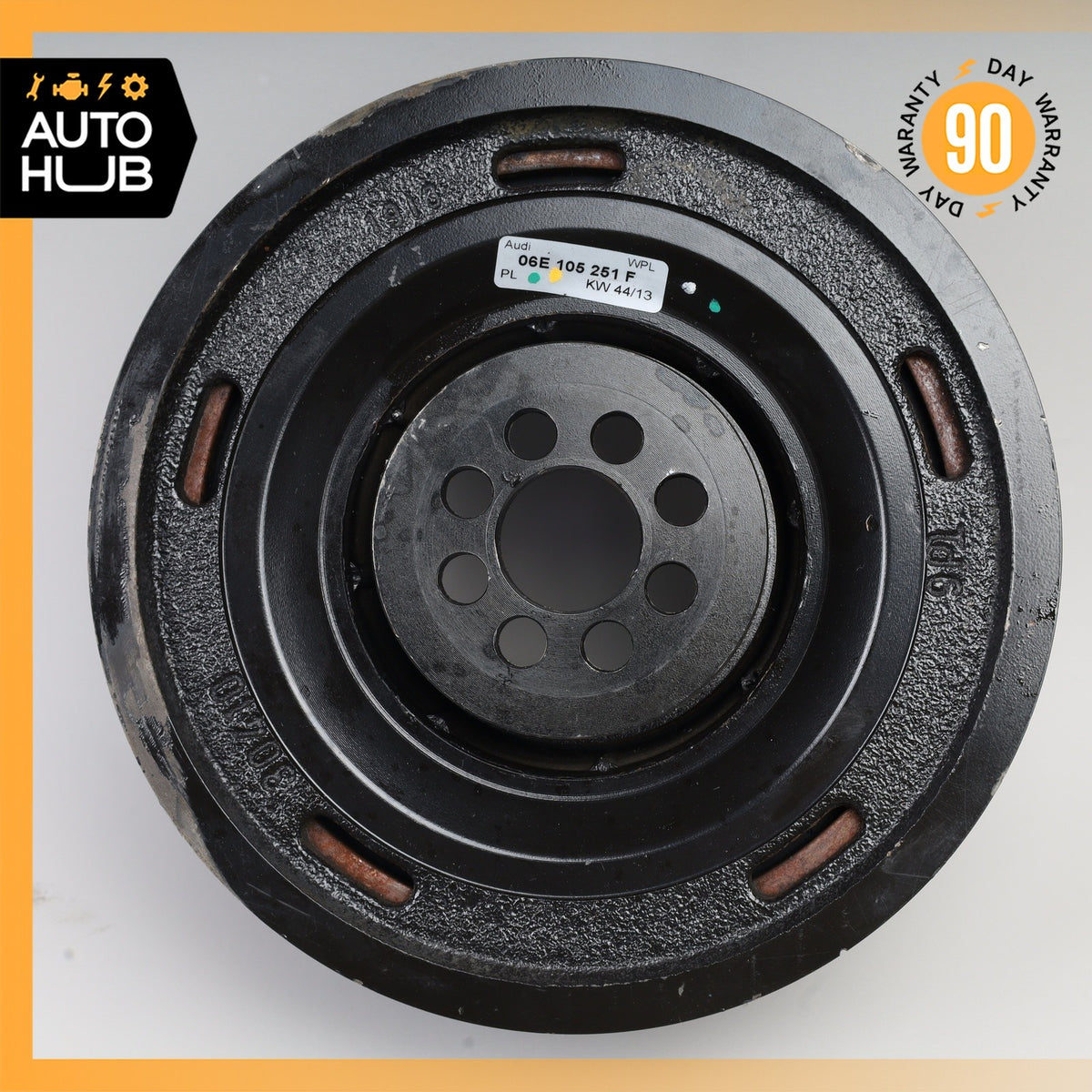 11-18 Porsche Panamera A7 S5 S4 SQ5 Q7 Crank Shaft Pulley Harmonic Dampener OEM - photo 2