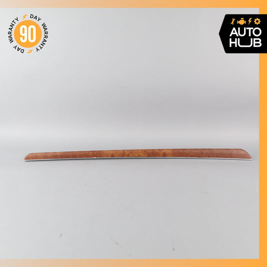 07-09 Mercedes W221 S550 S450 Rear Left Side Door Panel Trim Designo Wood OEM - photo 1