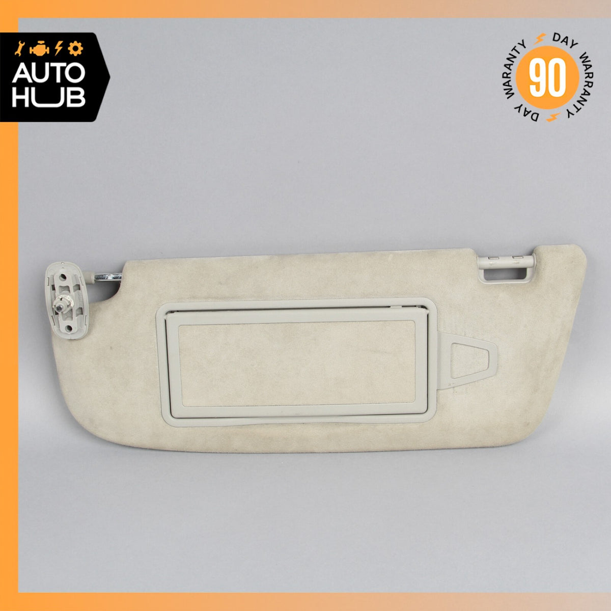 Mercedes W221 S600 CL550 S63 Left Side Sun Visor Shade Sunvisor Gray Suede OEM - photo 1