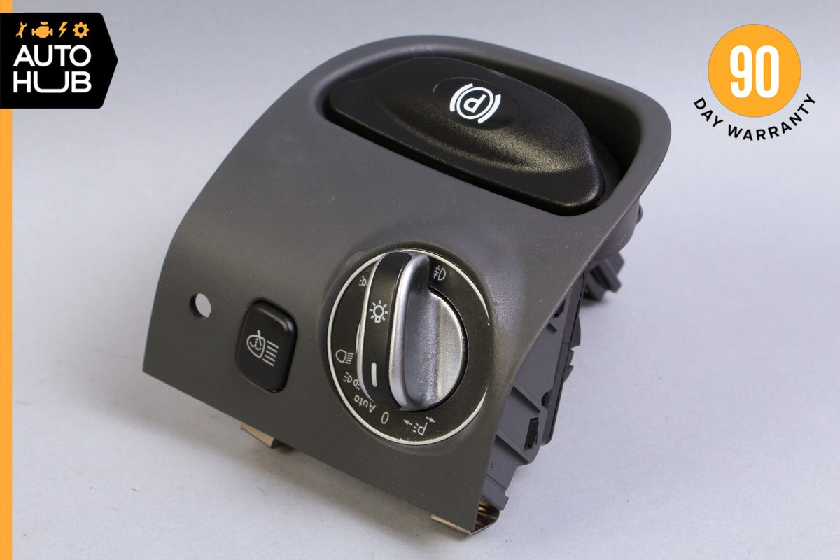 03-12 Mercedes R230 SL500 SL550 SL55 AMG Headlight Control Switch Charcoal OEM - photo 5