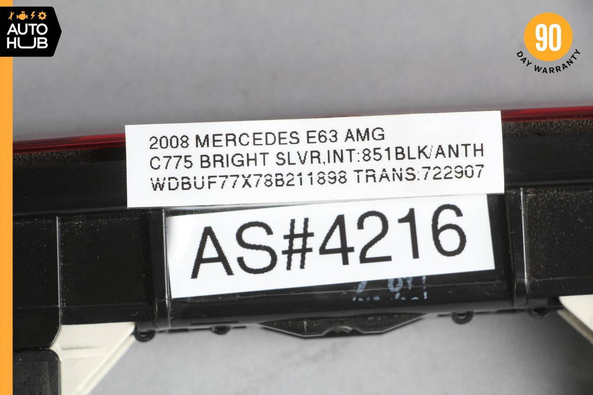 07-09 Mercedes W211 E63 AMG E350 E320 Sedan 3rd Third Brake Stop Light Lamp OEM - photo 12