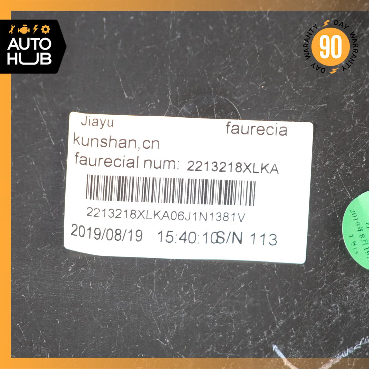 20-22 KARMA Revero GT GTS Back Panel Seat Cover Front Left Side Black OEM 11k - photo 22