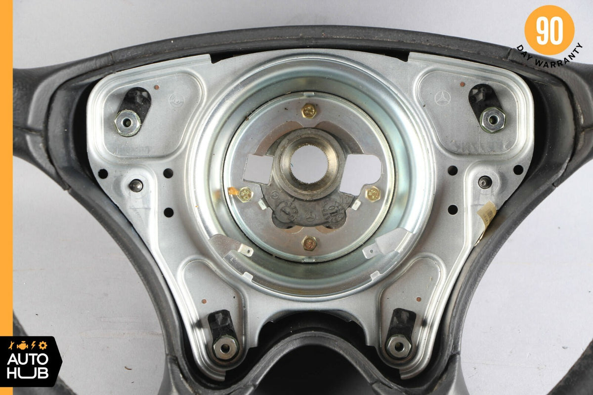 01-04 Mercedes R170 SLK230 SLK320 Driver Steering Wheel Black Beige Two Tone OEM - photo 7