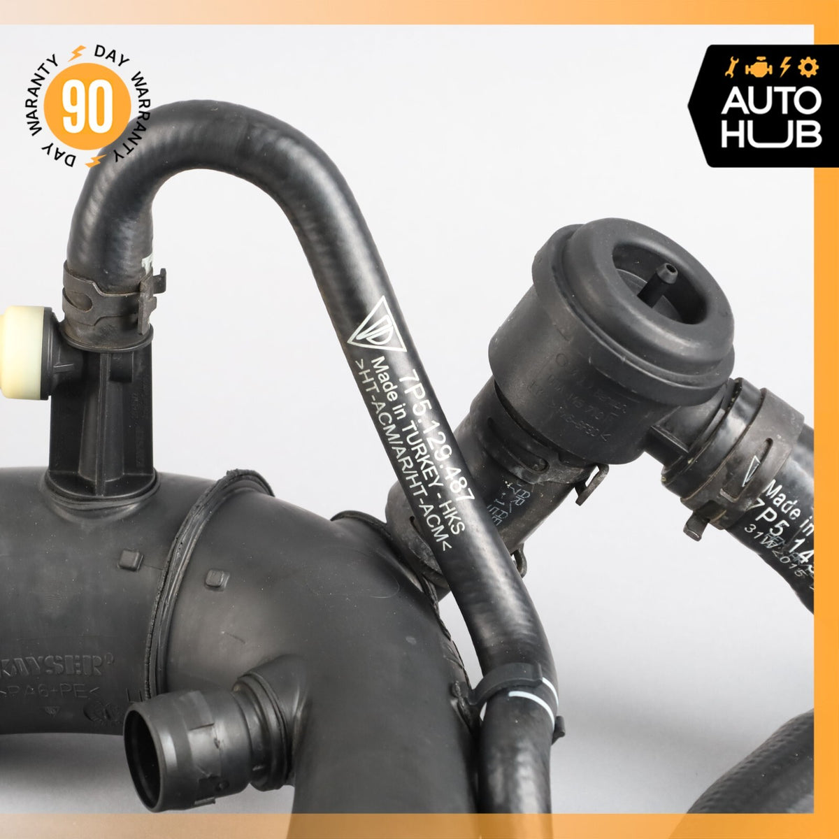 15-18 Porsche Cayenne 958 GTS Left Driver Side Air Intake Cleaner Hose Tube OEM - photo 5